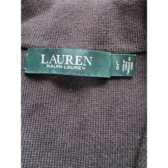 Lauren Ralph Lauren Womens Black Blazer Jacket Cardigan Medium Size Large - Picture 4 of 7